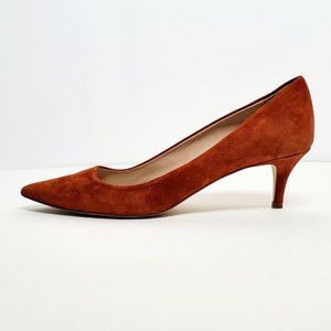 J. Crew Everly Suede Pump Rust Color Size 8